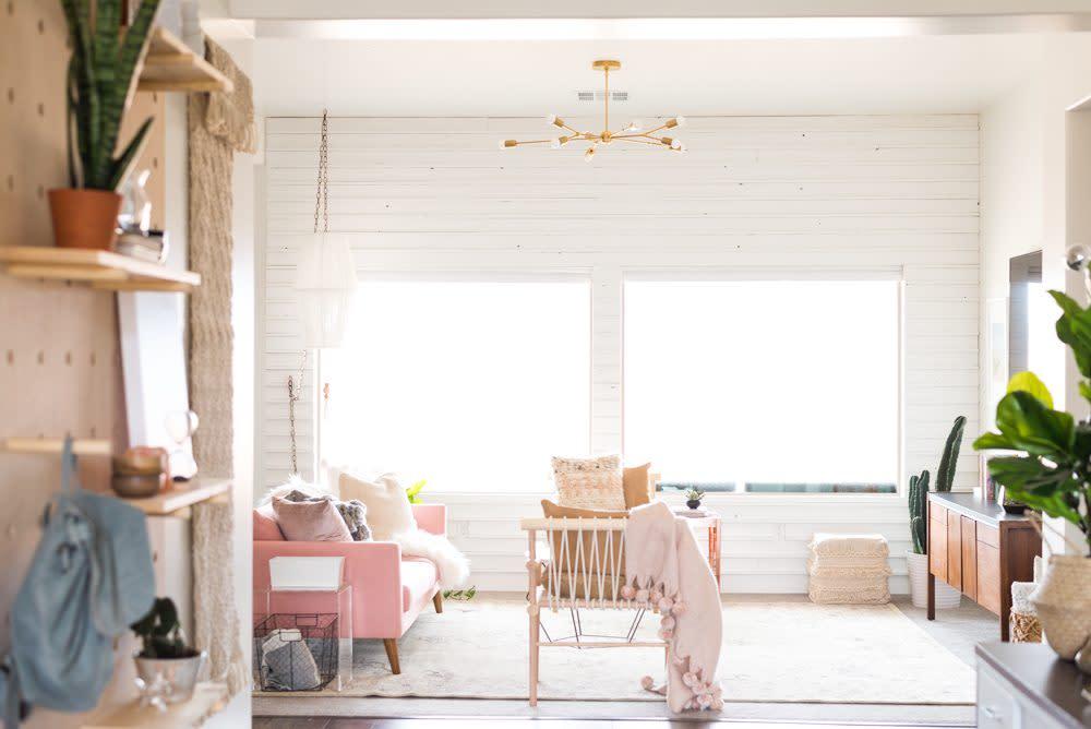 For Blog Only - Scandinavian Living Room with Shiplap